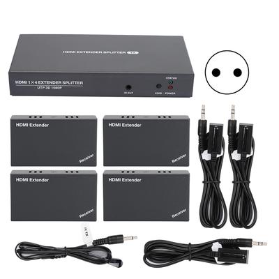1 в 4 выхода 1080P 50 метров HD передача EDID IR 3D сигнал HDMI удлинитель