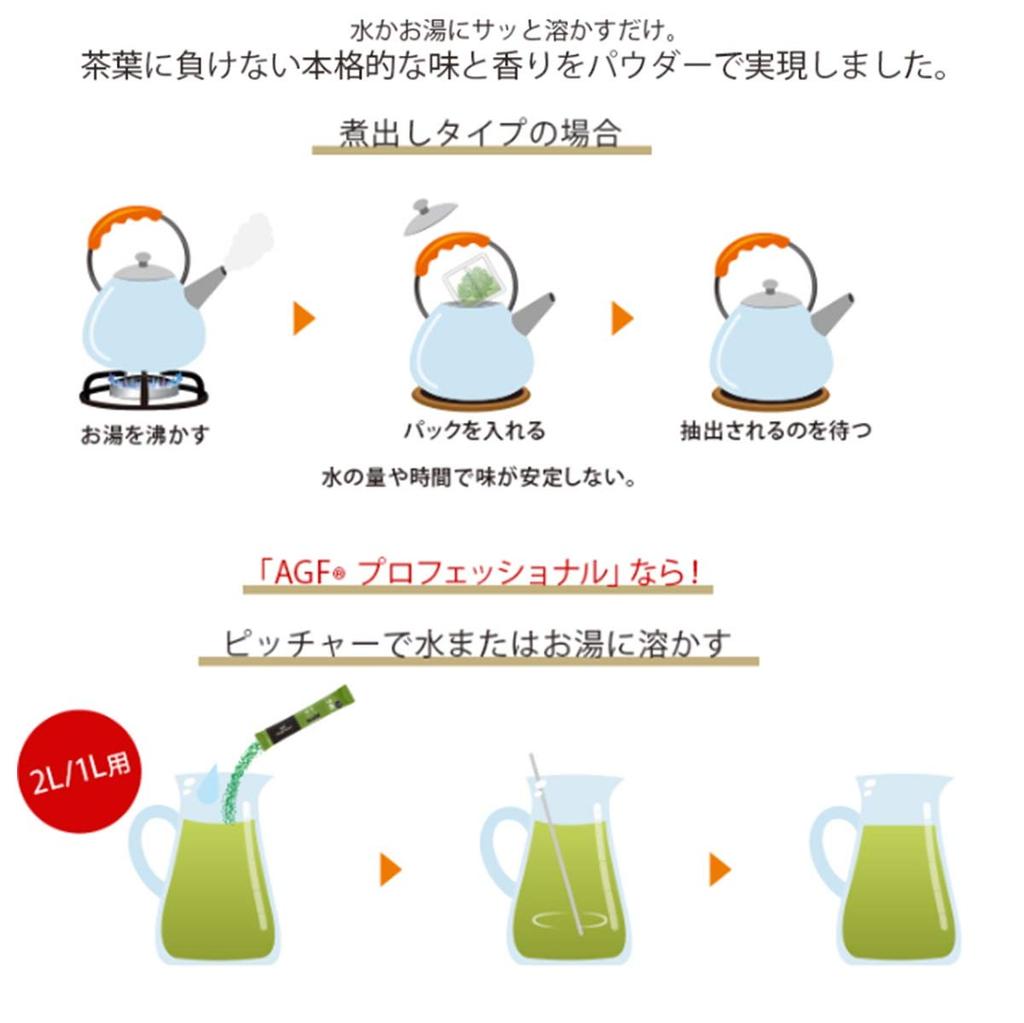 AGF Professional Hojicha 1L (10 bottles)