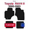 Basic Velour Car Mats For Toyota Rav Ii 3-Door Pre-Facelift (2000-2003)