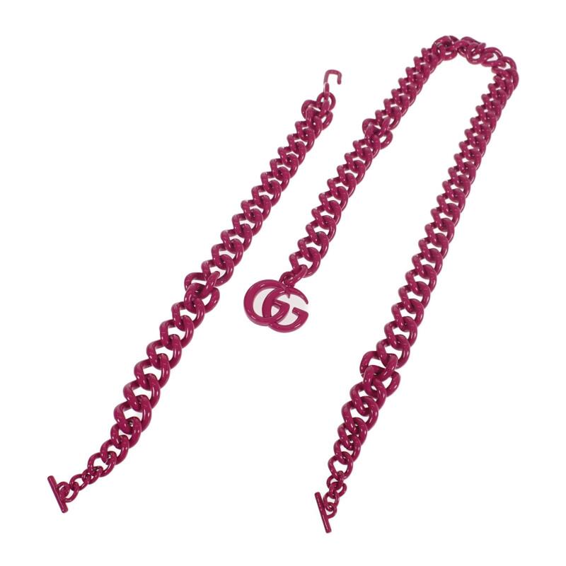 Gucci 699757 Сумка через плечо Кожа фуксии Женская