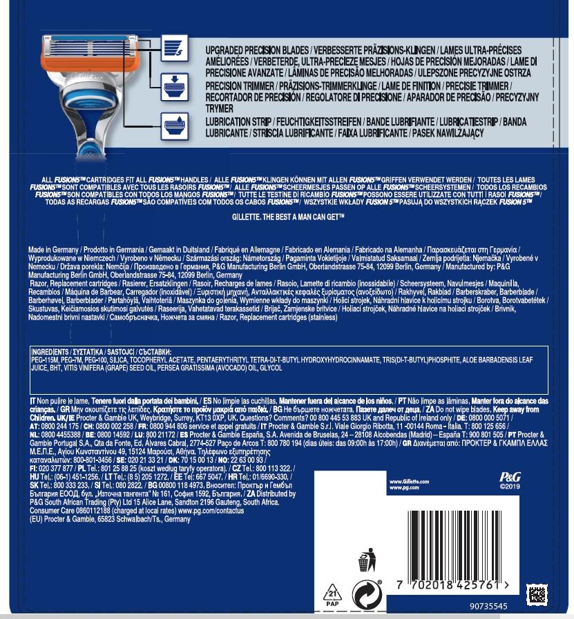 Gillette Fusion 5 Men' Razor, 1 Handle + 11 Blades