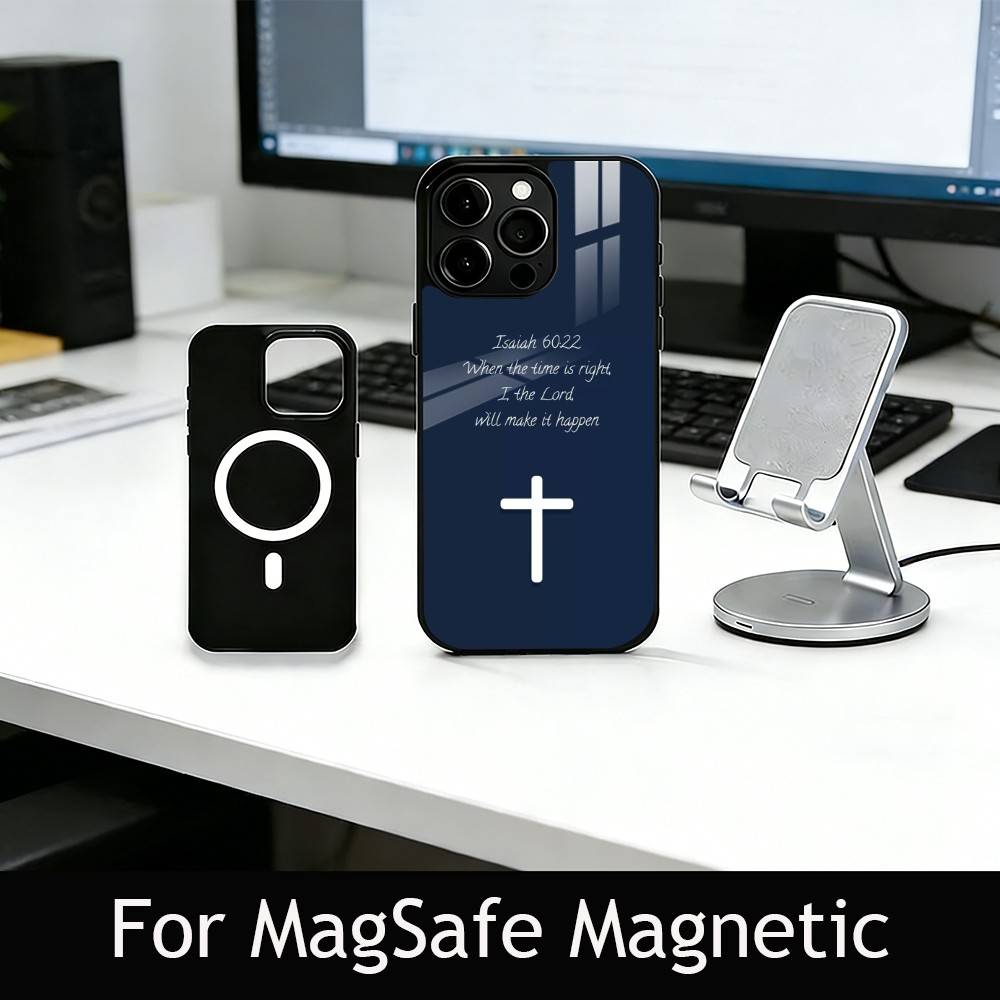 J-Jesus B-Bible V-Verse Phone Case For iPhone17,16,15,14,13,12,11 Plus,Pro Magnetic with Magsafe Wireless Charging