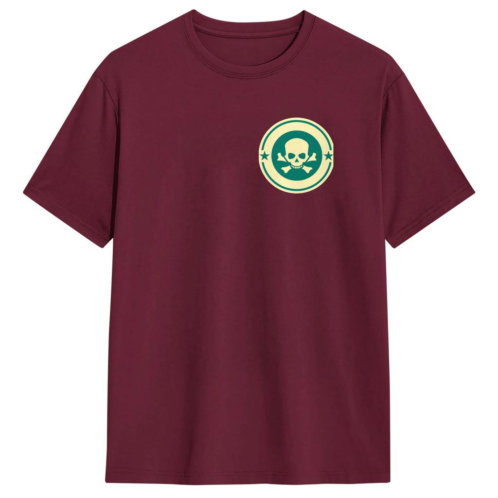 Футболка с логотипом черепа Grateful Dead Летняя Y2K Забавные футболки 100% хлопок Модный классный топ для унисекса Повседневные топы