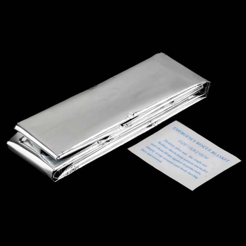 Открытое водонепроницаемое одеяло из фольги, тепловое пространство, занавеска для оказания первой помощи, военное одеяло