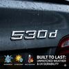 Gloss Black 520i 530i 540i 520d 530d 540d Rear Trunk Emblem Badge Sticker For BMW 5 Series G30 F10 Car Styling Accessories