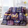 Happy Birthday Customize Your Name Home Blanketss Birthday Wishes Heart Butterfly Comfortable Soft Lightweight All Season Multipurpose Blanket For