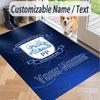 Custom Text Printed Rug Preston North End Non Slip Floor Carpet For Home Room Decor