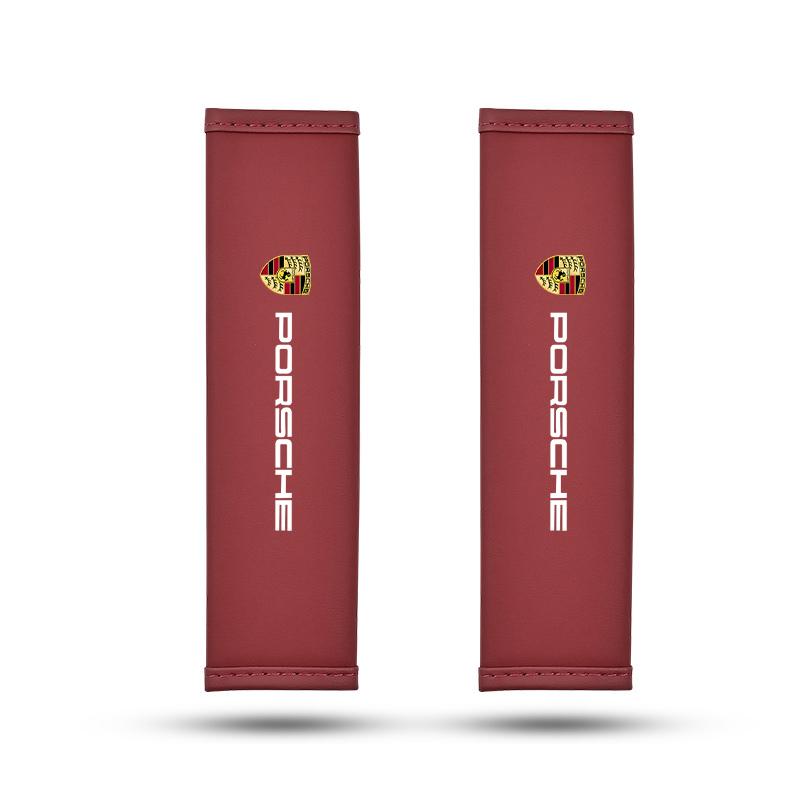 Автомобильная подушка для головы и шеи, защита ремня безопасности, наплечник для Porsche Panamera Cayenne Taycan 911 718 Macan Carrera-GT 928 968