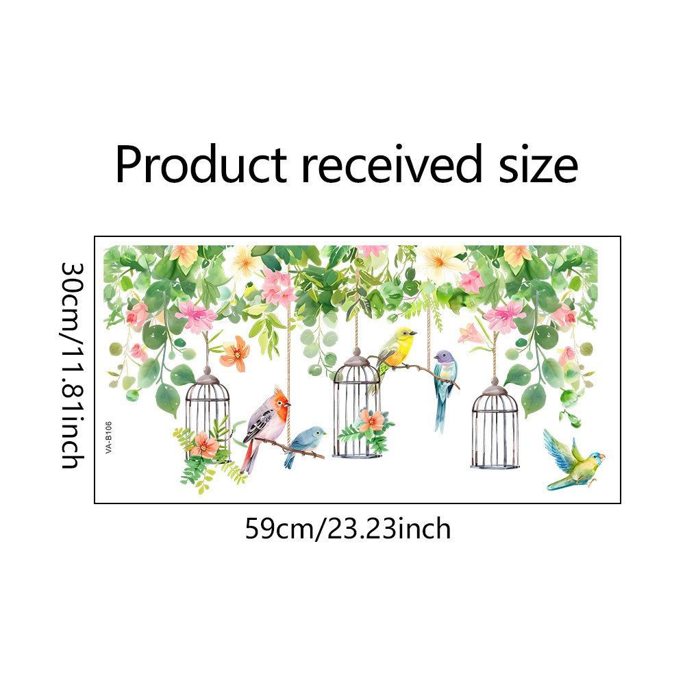 Двусторонняя красочная наклейка на стену с изображением бабочек и цветов, электростатическая паста, паста для оконного стекла, видимая декоративная наклейка на стену