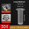1 Pc Kitchen Bathroom Anti-blocking And Anti-odor Floor Drain, Floor Drain Fine Mesh Filter, Sewer Filte