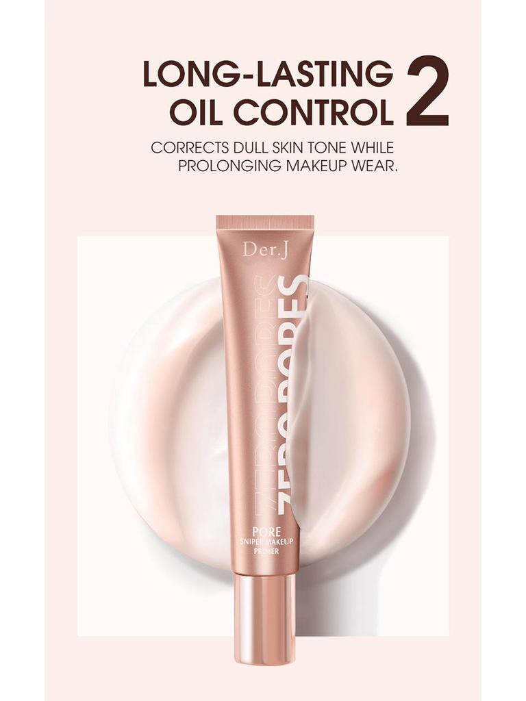 Трансграничный Der.J Мягкофокусирующий праймер и консилер для сужения пор - Стойкая, несмазывающаяся пудра для макияжа