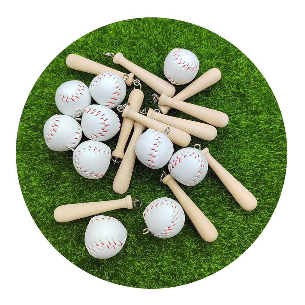 Dolls Mini Baseball Bat Ball Mitts Model Game Ornaments Doll House Decoration Accessories Kids Toy Gift