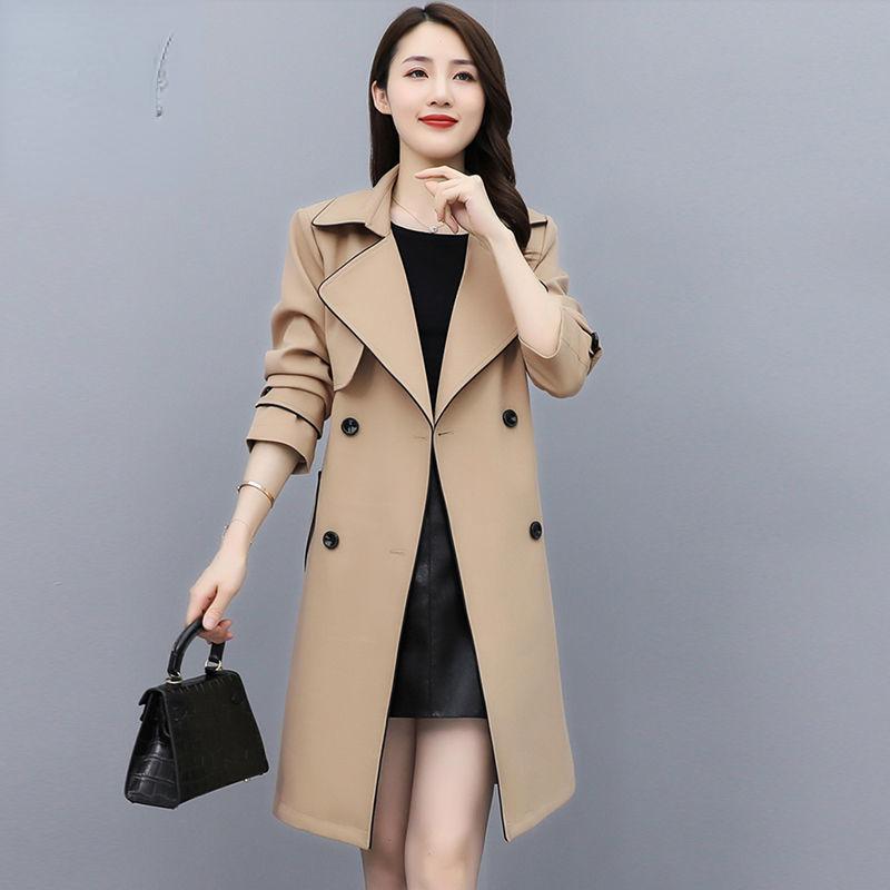 Элегантный и удобный тренч для женщин, свободная и дышащая весенняя одежда