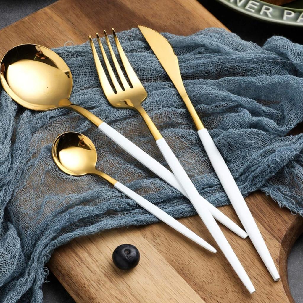 LUXITO Orion Prestige Gold 24-piece cutlery set for 6 people