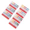 1 Box Dental Absorbent Paper Points Sterile Mixed Sizes 02 04 06 Taper 15-40 Dentistry Materials Endodontics Paper Tips