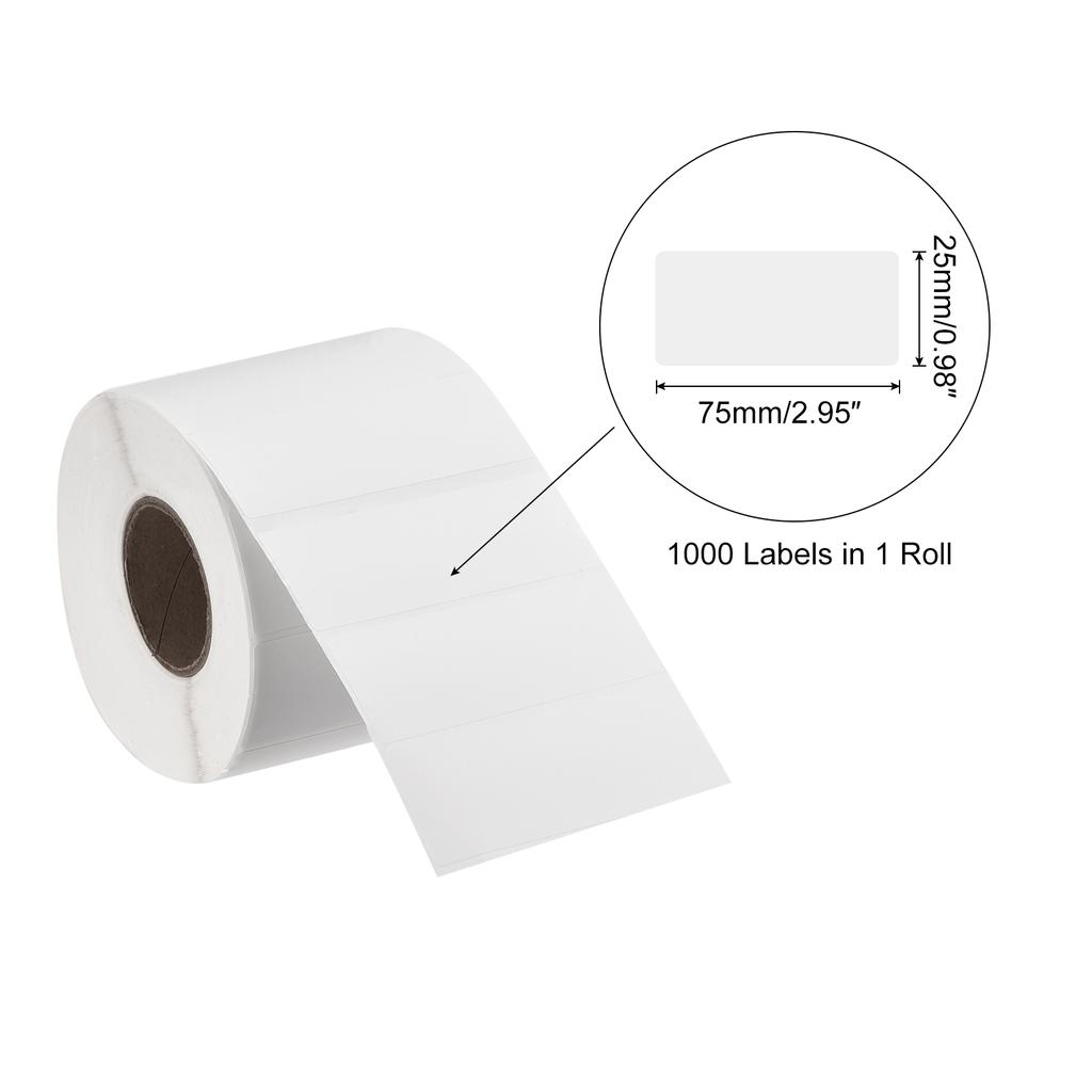 1 Roll Direct Thermal Label Shipping Stickers for Packaging Craft Projects White 250-10000 Labels Self Adhesive Thermal Labels
