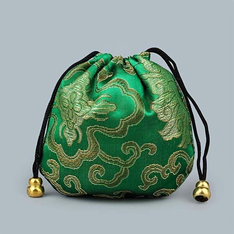 Chinese Style Jewelry Bags Brooch Bags, Character Bead Bracelet Storage Bag