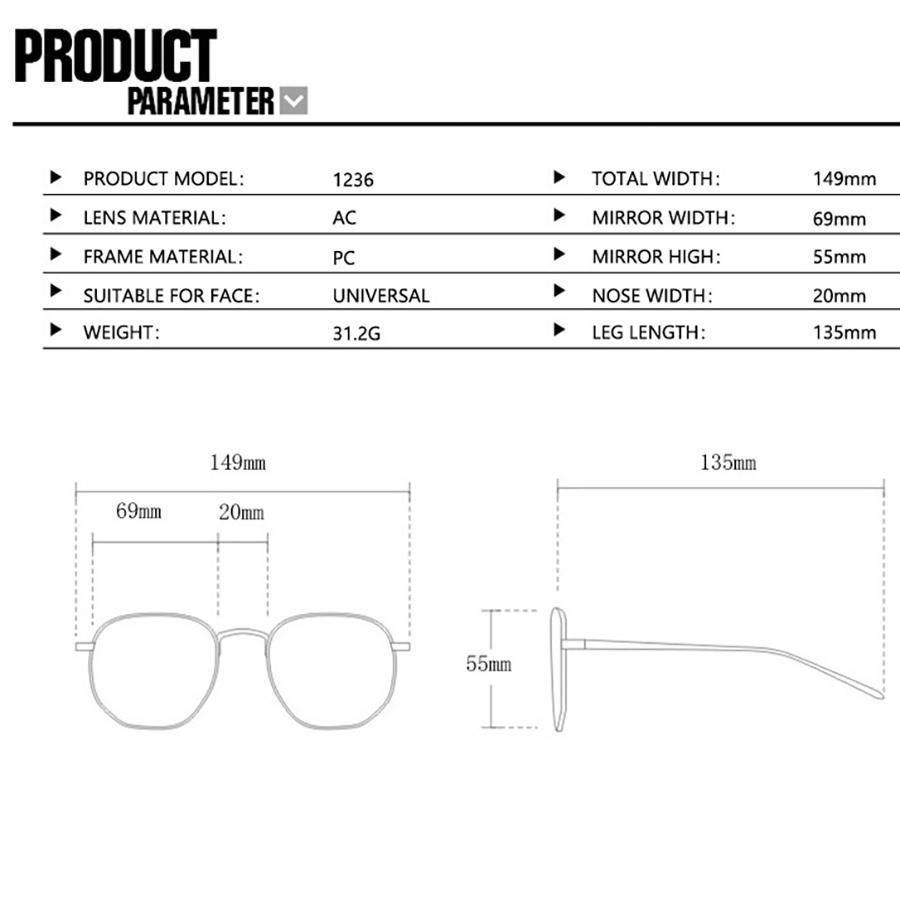 Модные солнцезащитные очки Неполяризованные солнцезащитные очки модный аксессуар