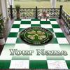 Custom Text Printed Rug Celtic FC Non Slip Floor Carpet For Home Room Decor
