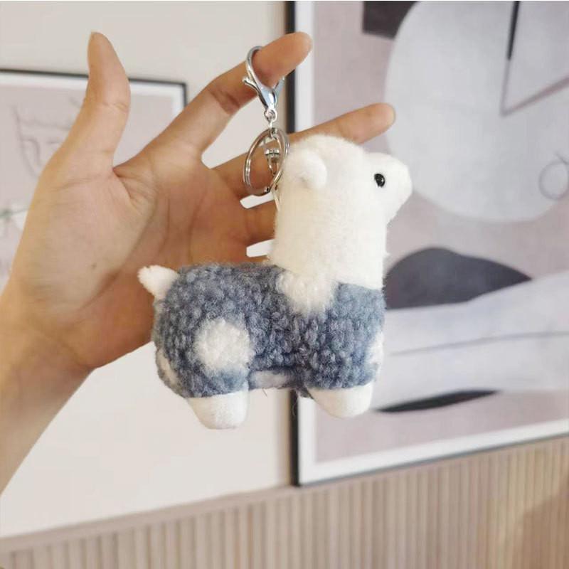 Adorable Alpaca Keychain Plush Toy Creative Birthday Gift Soft Stuffed Animal