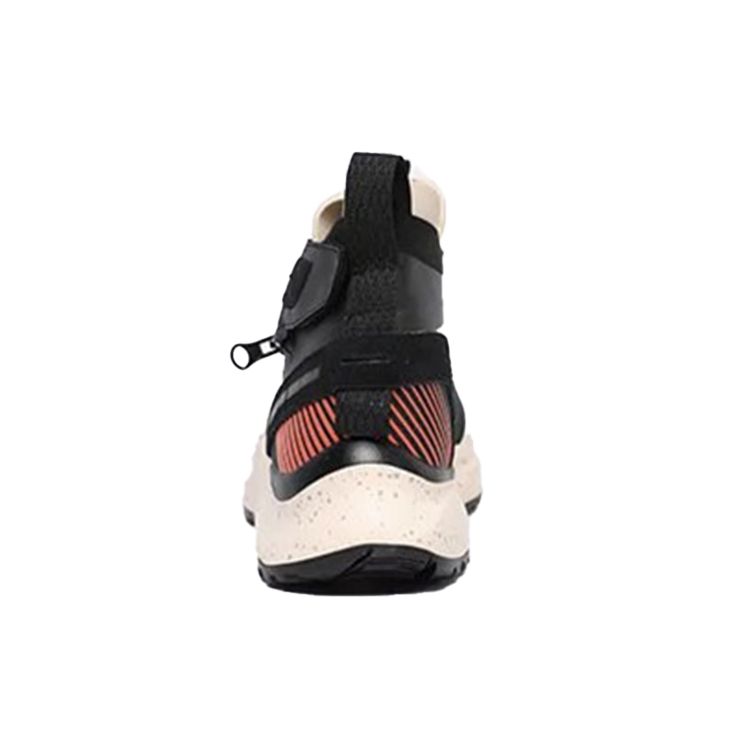 Anta Кожаные удобные спортивные амортизирующие нескользящие износостойкие легкие повседневные туфли средней высоты мужские повседневные туфли черные хаки 112045529-1