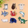 Yixiu Cute Cartoon Animal Embroidery Patch - Small Decorative Clothing Label