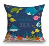 Nautical Sailboat DoubleSided Pillow Case Ship Anchor Map Decorative Cushion Cover Print Home Decor for Couch Bed Sofa Patio
