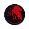 Evangelion Organization Logo NERV Badge Natural Endogeneous Respiration Vessel EVA Red Leaf Brooch