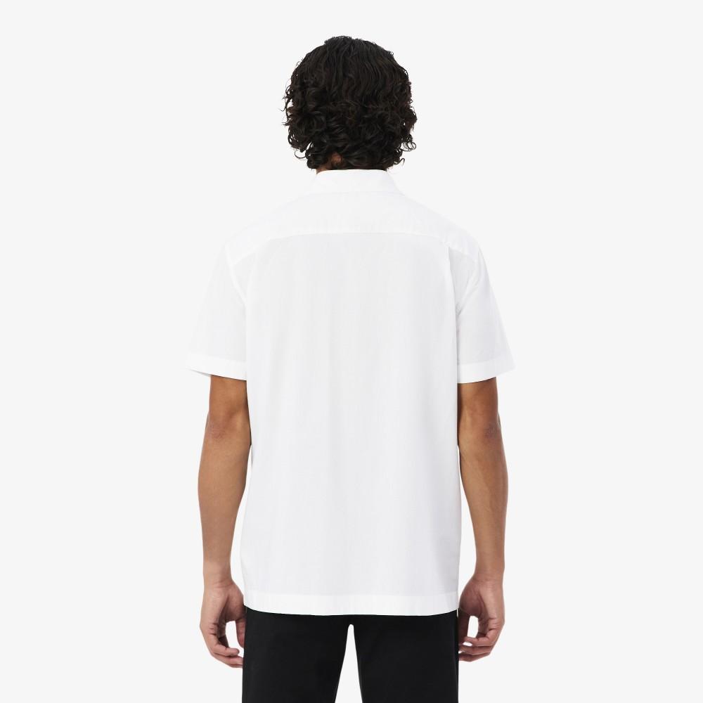 [lacoste] Men's Light Poplin Short-Sleeve Shirt CH2312-56G001