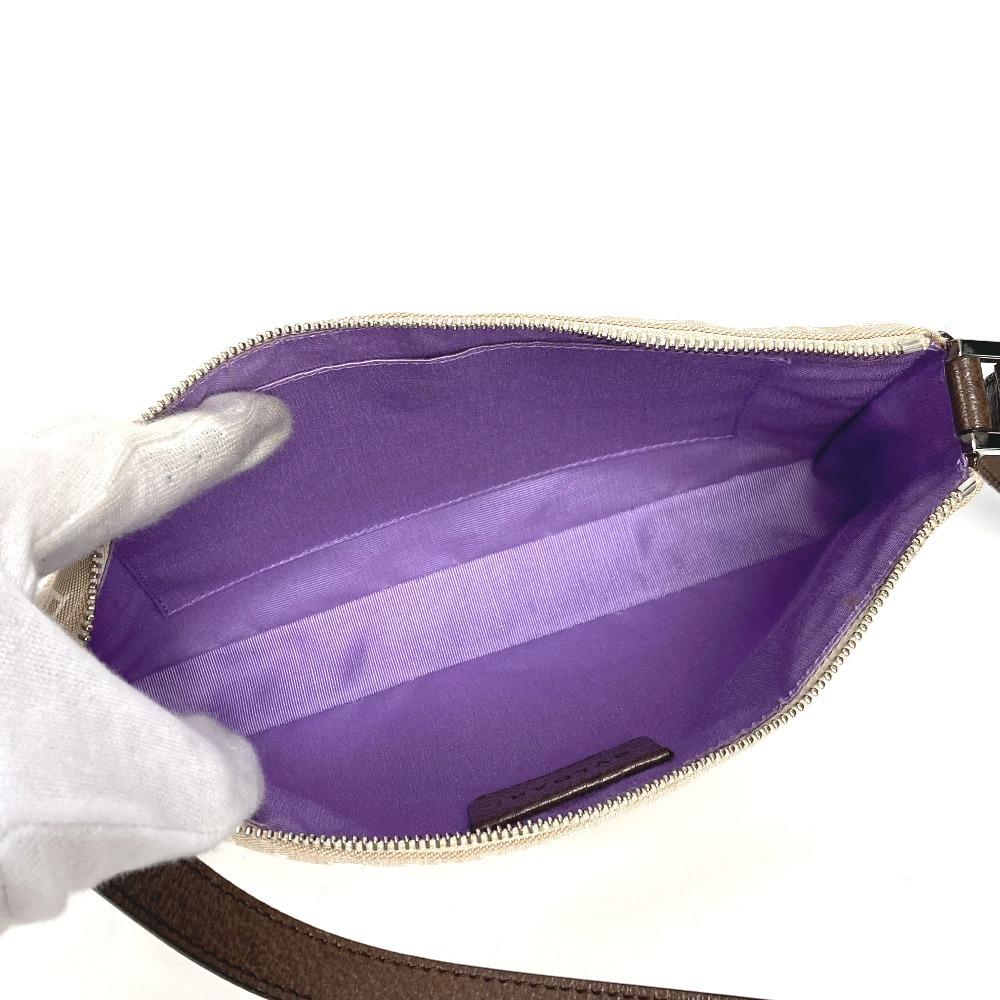 BVLGARI Logo mania logo bag Shoulder Bag Leather/Canvas Beige/Brown