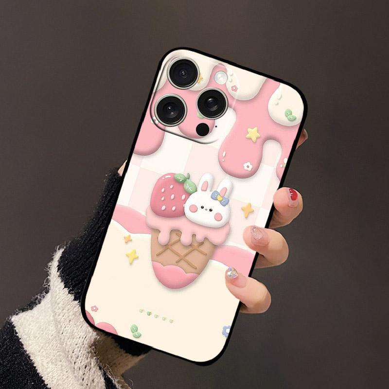 Чехол для iPhone 15 Pro 15Pro Max Мягкий Силиконовый Ударопрочный ТПУ Чехол для Телефона Для iPhone 15 Plus Цветной Расписной Полностью Защитный Fundas