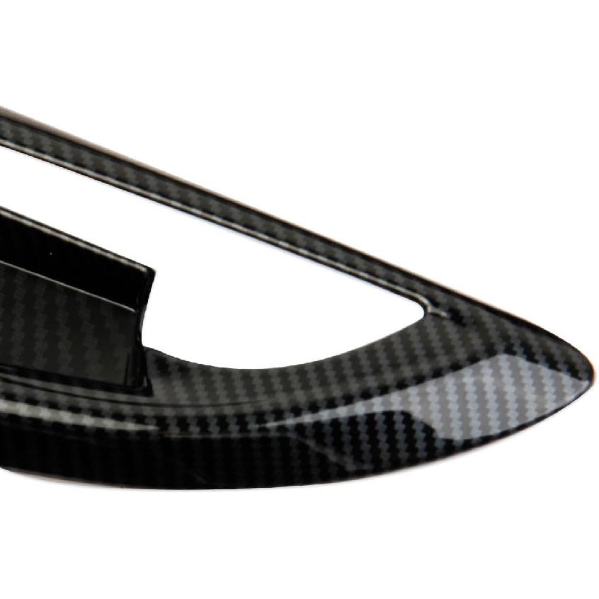 Накладка на ручку внутренней двери в стиле карбона Korlot, аксессуары для отделки для Chevrolet Trax 2024-2026