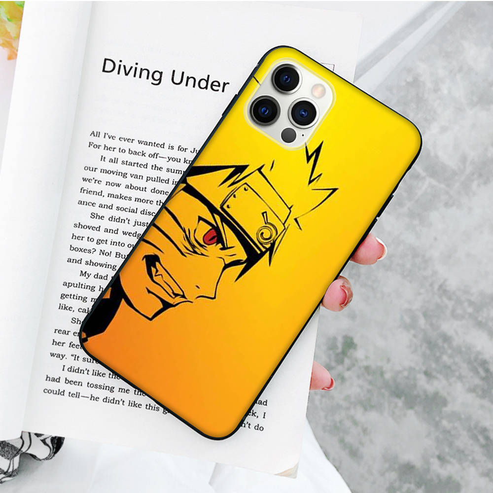 Чехол JW58 Naruto Black Sofe для Xiaomi Poco X6 X4 M5 M6 F5 F6 C65 C55 C50 C51 C40 Pro Redmi 14C A3X 13C 12C 11T 10A 9C Note 7 6 8A Plus