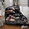 Kiss Band Performance Blanket Soft Throw Blanket For Home Bedroom Bed Sofa Travel Office Solid Christmas Blanket