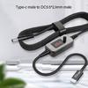 Интеллектуальный дисплей Кабель для зарядки USB C PD100W 5V - 20V Автоматическое переключение напряжений Опция с головкой DC5525