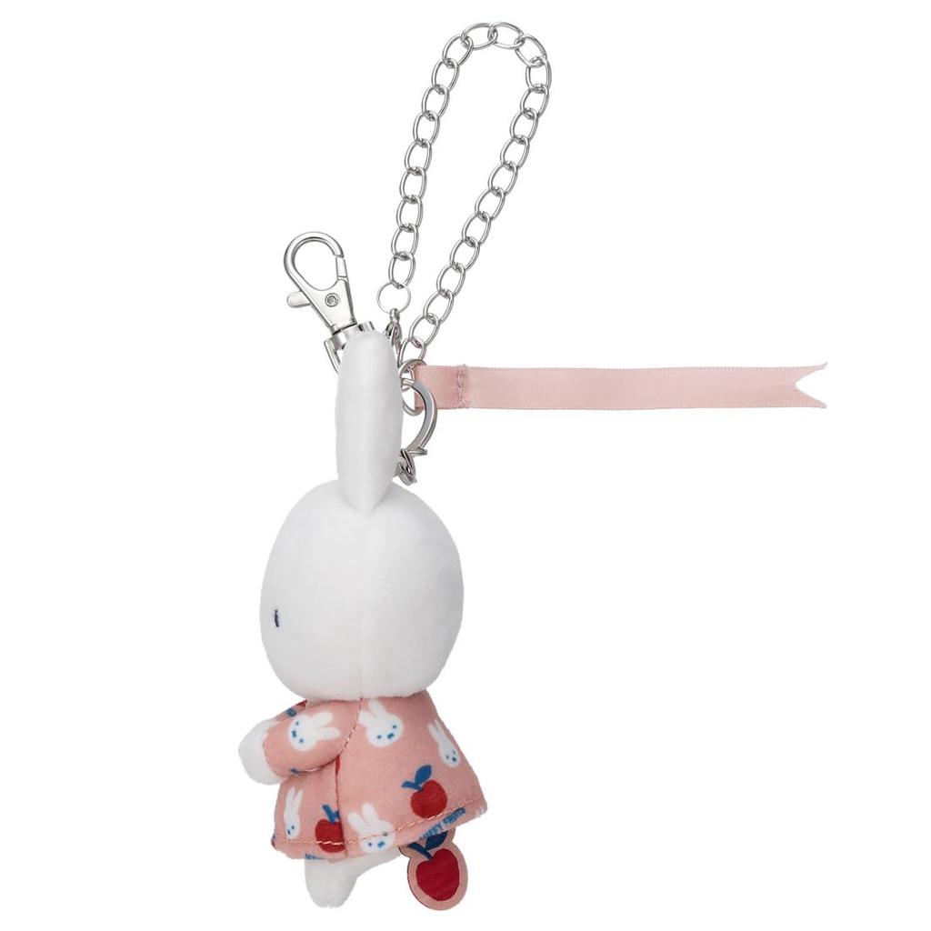 Bruna MIFFY FRUITS Bag Charm Miffy Plush Approximately 13cm Tall Chokkori-san (Apple) Toy,