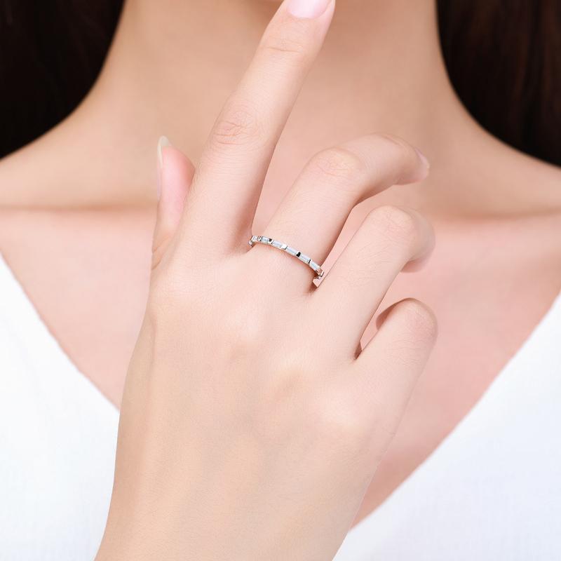 MODIAN Роскошное кольцо на палец из стерлингового серебра 925 пробы с прозрачным фианитом для женщин Cassic, свадебное и помолвочное серебряное ювелирное изделие