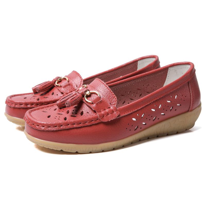 Весенне-летняя новая женская обувь Dong Dong на танкетке, обувь для мам на толстой подошве, повседневная обувь, обувь для медсестер, женская обувь на ножках