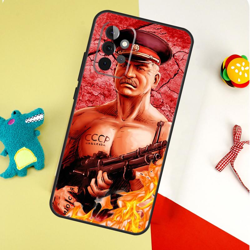 USSR Joseph Stalin For Samsung Galaxy A22 A32 A52 A54 A34 A14 A55 A35 A15 A53 A33 A13 A05 A06 A16 Phone Case