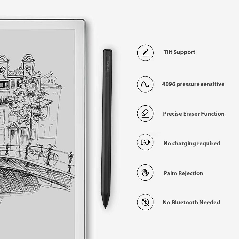 С ластиком Электромагнитная ручка Высокочувствительная сенсорная ручка для Samsung/Microsoft/reMarkable