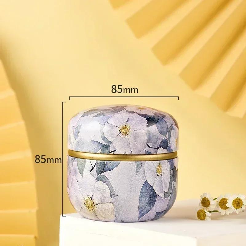 Чайница, коробка для чая, контейнеры для свечей, кофейные конфеты, закуски, маленькие жестяные мини-контейнеры для хранения, герметичные банки, упаковка для чая