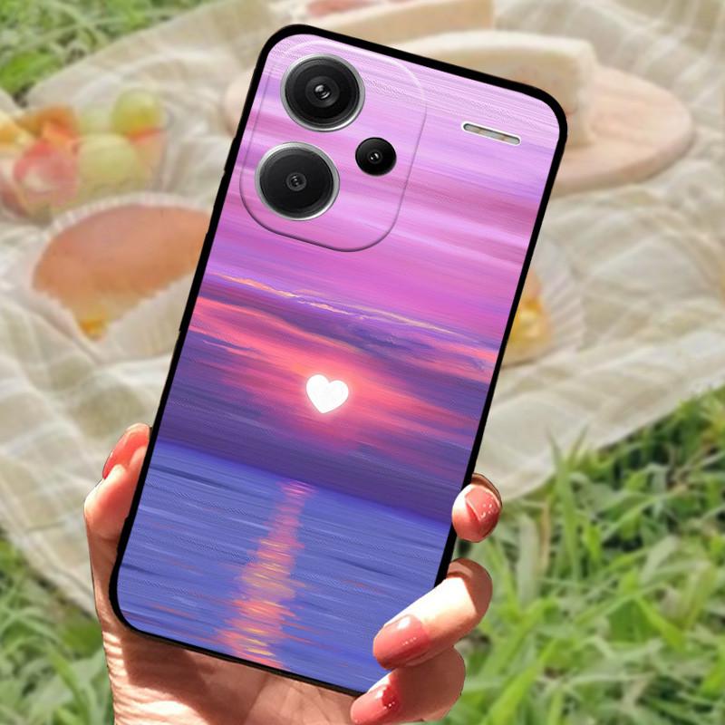 Для Xiaomi Redmi Note 13 Pro Plus Чехлы Мягкий ТПУ Мраморная Задняя Панель Телефона На Redmi Note13 Pro+ Силиконовый Чехол Note13Pro Plus 5G Funda