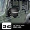 Накладка на боковое зеркало для Suzuki Jimny 2019 2020 2021-2026 Колпачок зеркала заднего вида Отделка Внешние аксессуары для автомобиля Вид под карбон