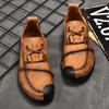 Модная Новая Мужская Винтажная Обувь из Натуральной Кожи Большого Размера На Шнуровке Дышащие Лоферы Балетки Обувь для Вождения