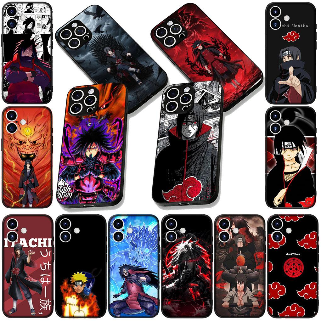 Cover for Apple iPhone 17 16 14 15 Pro Max Plus 15+ 16E XR ProMax Air + Phone Case Itachi Akatsuki Sasuke Uchiha Madaras Narutos
