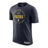 Dri-Fit NBA Indiana Pacers Comfortable Breathable Lightweight Moisture-Wicking Short Sleeve T-Shirt Men Tops Navy-Blue HF1423-419