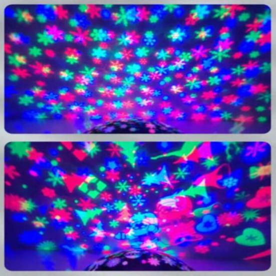 Съемный защитный чехол Yousheng, запуск одной кнопкой, проекционная лампа, цветное звездное небо, светодиодный диско-светильник, праздничные принадлежности