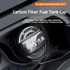 ABS Carbon Fiber For Volkswagen Golf 7 MK7 GTI Golf 8 MK8 GTI Beetle Scirocco Passat CC Tiguan Fuel Tank Cap Trim Sticker