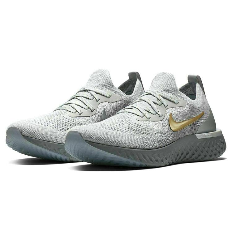 Nike Женские кроссовки Nike Epic React Flyknit Premium 'Vast Grey Gold' AV3048-070