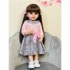 Reborn Doll Lifelike Baby Princess Dolls Children Accompany Doll for Girls Brithday Christmas Gifts Bebe Toy